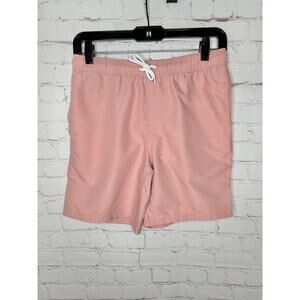 NEW ASOS Design Swim Shorts Light Pink Mid Length Mens 2XS